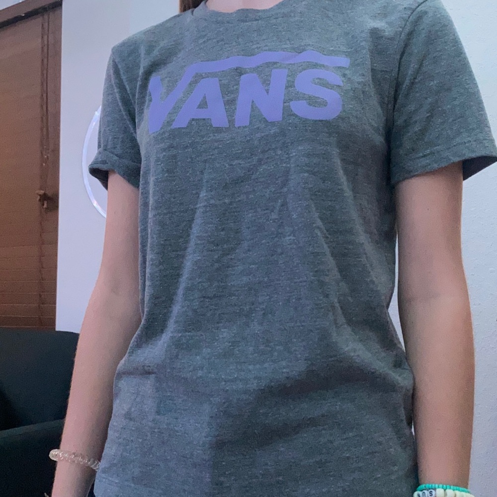 Grey and Purple Vans Shirt